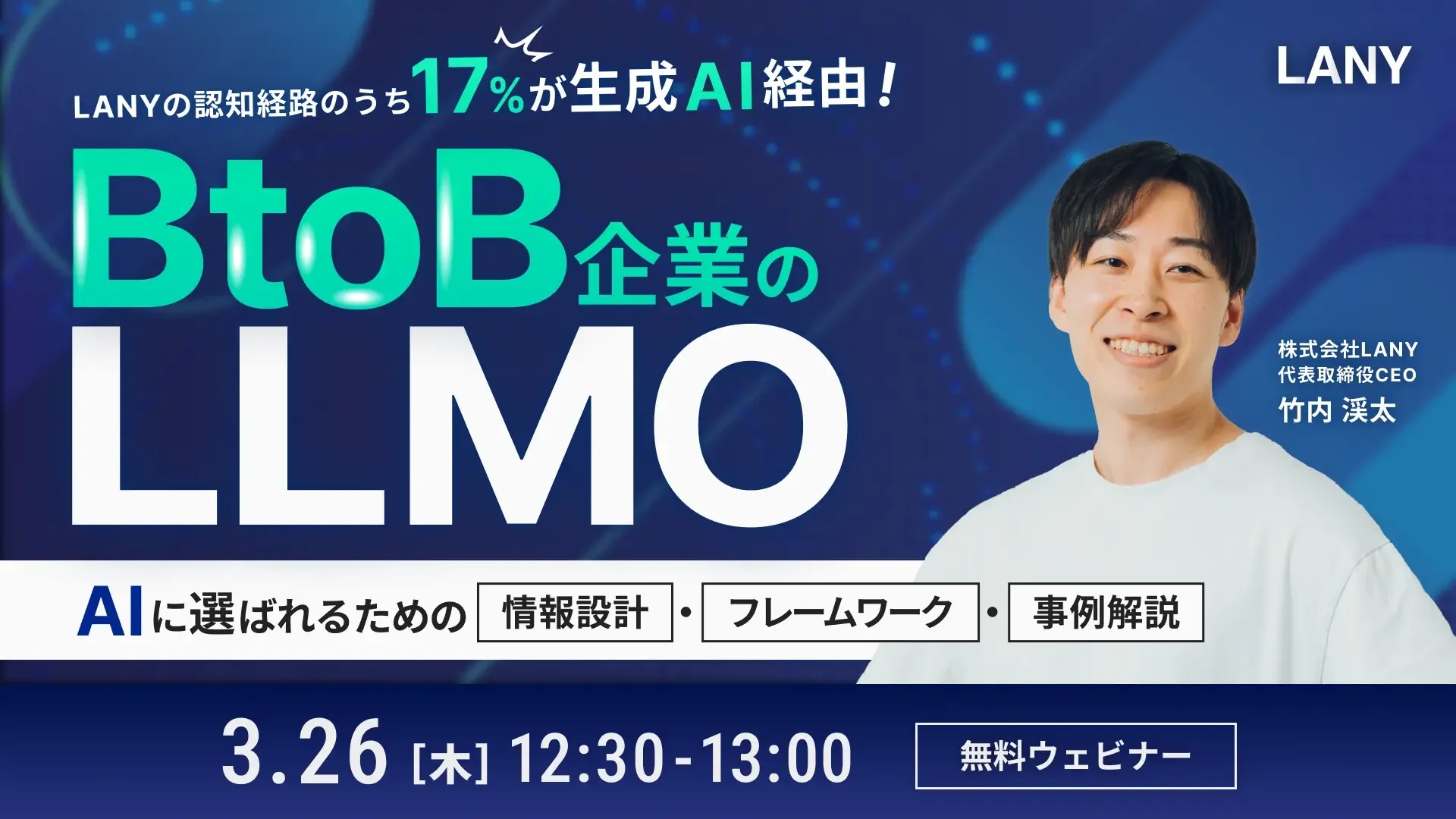 BtoB企業向けの無料ウェビナー開催！