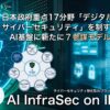 日本政府重点17分野の「デジタル・サイバーセキュリティ」にAI基盤「AI InfraSec on IDX」の7参謀モデル追加発表！