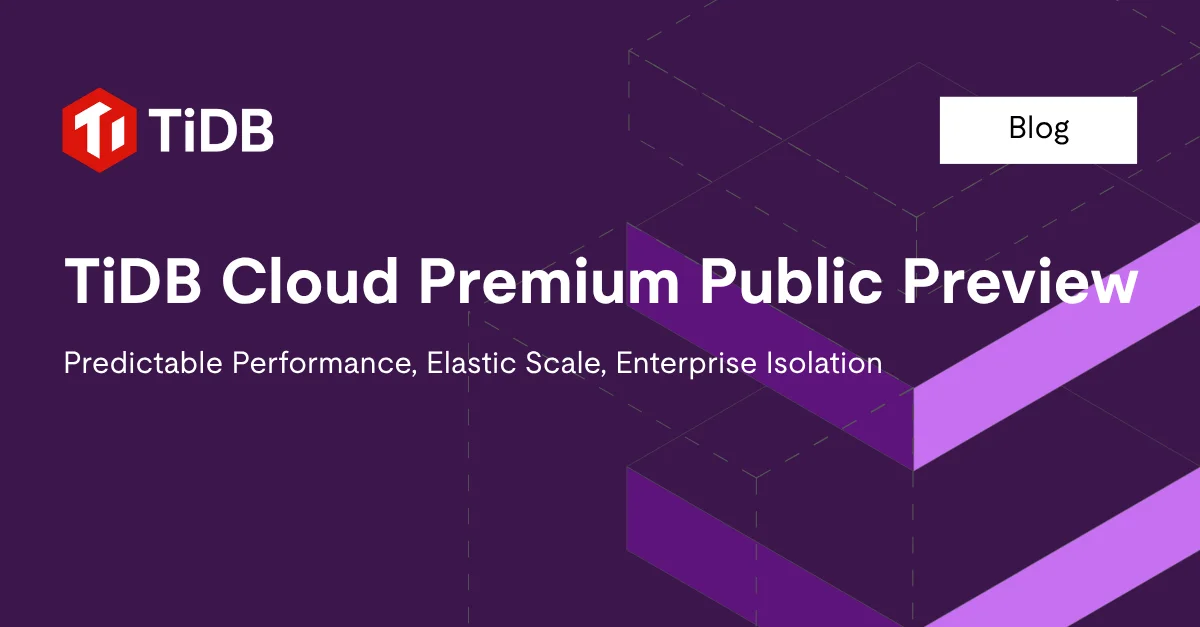PingCAP、次世代アーキテクチャ「TiDB X」採用の「TiDB Cloud Premium」をパブリックプレビュー開始