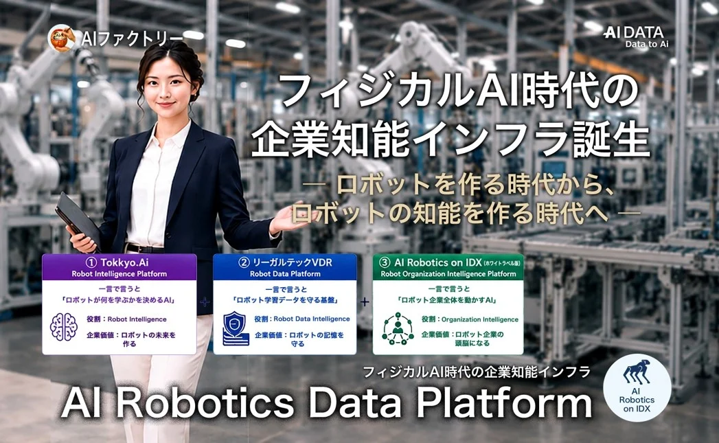 フィジカルAI時代到来、AI Robotics Data Platform始動
